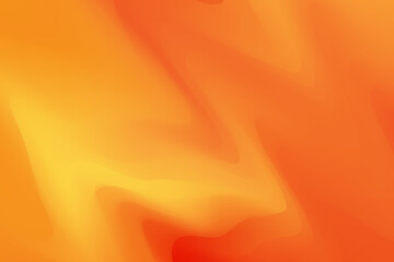 Watercolor Orange Gradient Background. Summer Banner. Vector Illustration. Spring Wallpaper