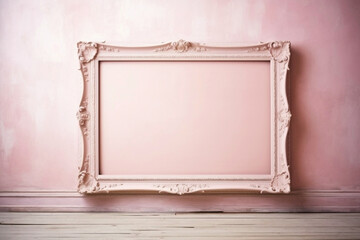Imagine the most perfect empty frame against a soft color wall, ready for your artistic visions to...