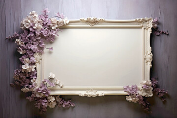 Imagine the ideal setting with the most perfect empty frame against a soft color wall, ready for...