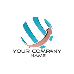 Fototapeta premium Company design for eps logo