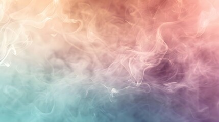 Colorful Vapor Smoke Background, realistic smoke with various colors - obrazy, fototapety, plakaty