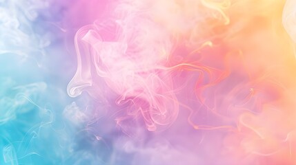 Colorful Vapor Smoke Background, realistic smoke with various colors - obrazy, fototapety, plakaty