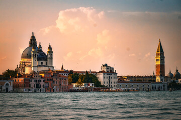 Venice City view from across the canal - obrazy, fototapety, plakaty