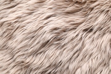 Texture of faux fur as background, closeup