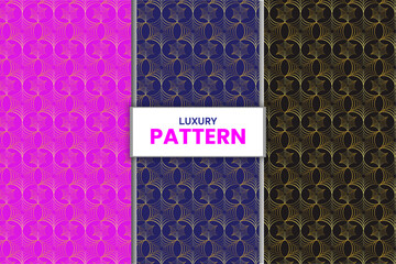 Vector seamless geometric golden pattern background, luxury collection. Abstract endless repeating texture for mask, duvet cover, t-shirt, phone case, wallpaper, carpet