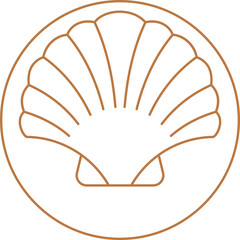 Linear Seashell Logo