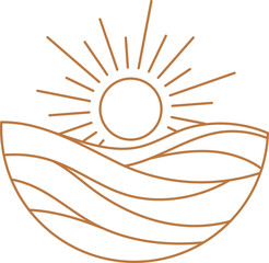 Linear Sun Logo