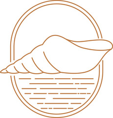 Linear Seashell Logo