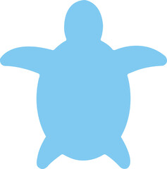 Sea turtle clip art design on plain white transparent isolated background for card, shirt, hoodie, sweatshirt, apparel, tag, mug, icon, poster or badge
