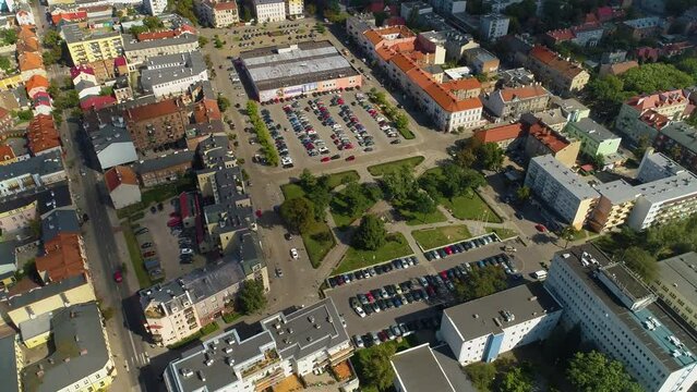 Kaczynski Square Green Market Wloclawek Zielony Rynek Aerial View Poland