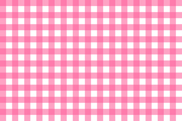 ギンガムチェック、シームレス、背景素材、ピンク