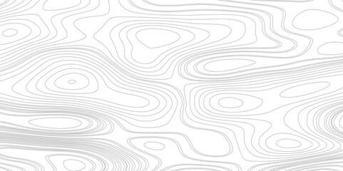 Topographic map backdrop. Conditional geography scheme and the terrain path. Contour line abstract background. Vector abstract - obrazy, fototapety, plakaty