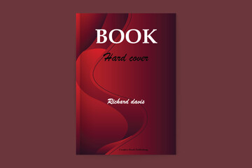 Book cover design with leaves flyer poster book title author name design illustration