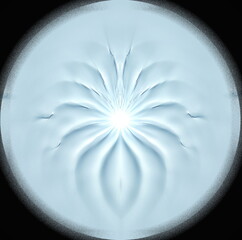mandala of crystalline light, wind light,   mandala for meditation, stopping internal dialogue, 
circular abstract composition