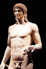 Fototapeta na wymiar Apollo, roman statua, around 50 A.D.