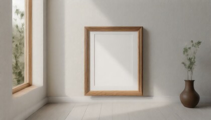 White rectangular sign with blank space for your logo on the wall of a modern business center, mockup