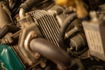 Air-Cooled Engine Detail View