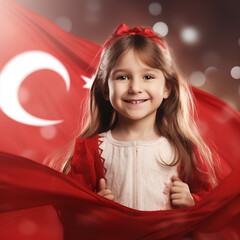 23 Nisan Ulusal Egemenlik ve Çocuk Bayramı. Translation: 23 April, National Sovereignty and Children’s Day.