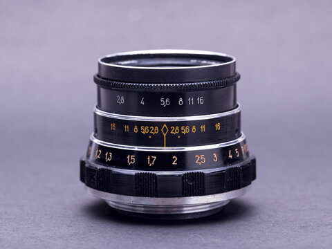 Old Soviet lenses for film cameras, high-quality glass