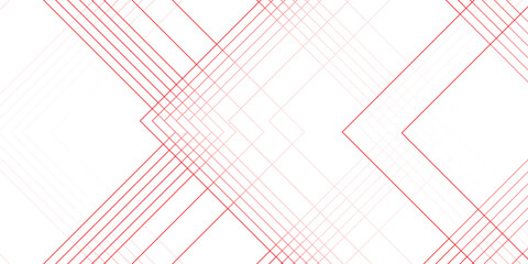 Abstract white gray and Red vector blueprint background with modern design. Vector abstract futuristic architecture concept with digital geometric connection Red lines.