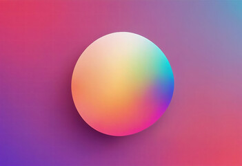 Colorful round gradient element