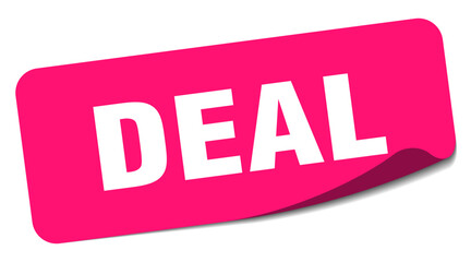 deal sticker. deal label