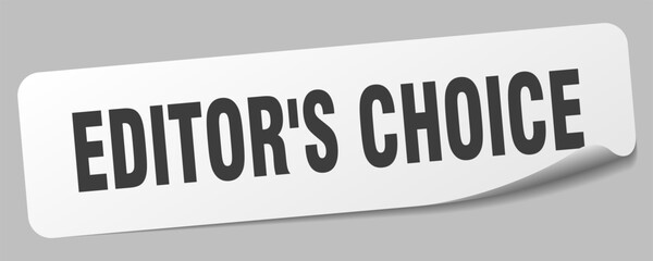 editor's choice sticker. editor's choice label