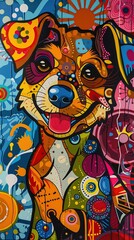 Combine elements of pop art and dolphin symbolism to create a visually stimulating piece that raises awareness about the risks of cirrhosis in puppies , 3DCG