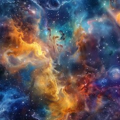 Obraz na płótnie Canvas Galaxy and Space digital background