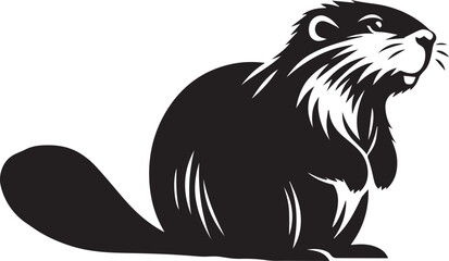 Beaver Silhouette SVG Design (22).eps
