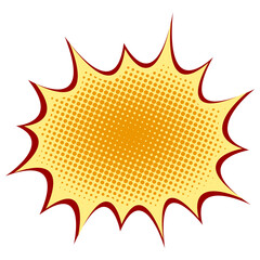 Yellow halftone background PNG illustration