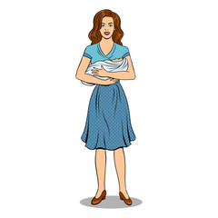 Mother and baby pop art PNG illustration