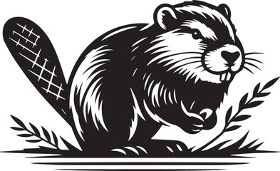 Beaver Silhouette SVG Design (48).eps