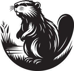 Beaver Silhouette SVG Design (54).eps © SKShagor