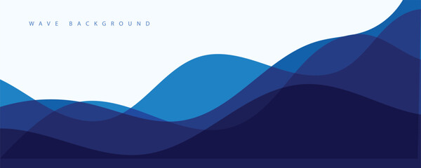 Sea waves layer vector background illustration. Sea beach vector illustration.