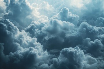Luminous cumulus clouds adorn the sky, hinting at the majesty of nature's canvas.

 - obrazy, fototapety, plakaty