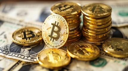 Cryptocurrency money exchanges and wallets imagined as a marketplace where players auction items and properties with digital currency