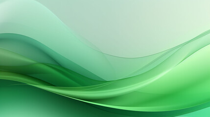 Beautiful Abstract beautiful green waving background