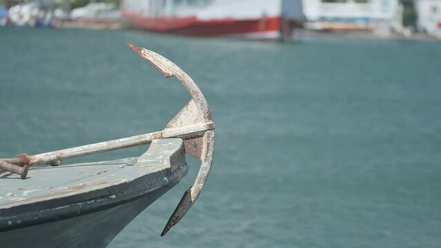 Small Anchor on fishing boat