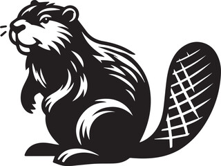 Beaver Silhouette  Design