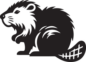 Beaver Silhouette Design