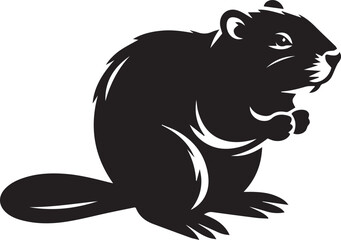 Beaver Silhouette Desig