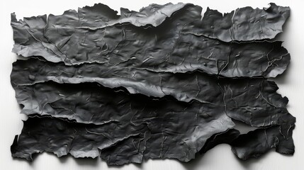 a close-up of a dramatic, black crumpled material with a unique texture that can serve as a bold and impactful background for design projects.