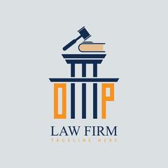 OP Set of modern law firm justice logo design vector graphic template.