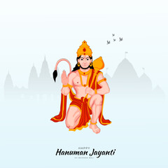 Happy Hanuman Jayanti Social Media Post The Festival of India 