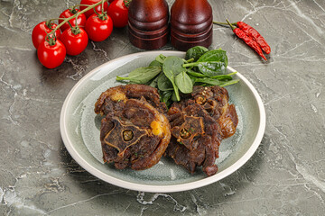 Grilled Lamb neck with spices