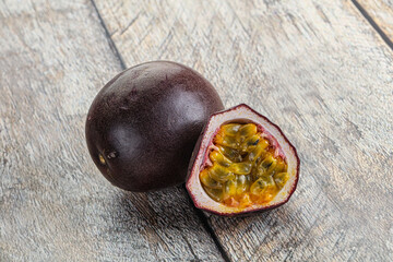 Tropical sweet and juicy passionfruit
