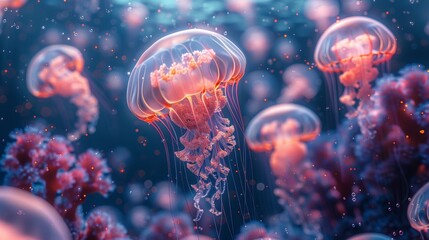 Jellyfish Dance: Underwater Symphony