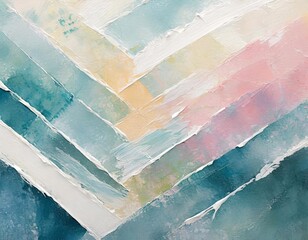 Pastel colors watercolor background with white putty strokes
