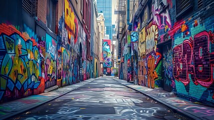 Street Art Explosion: Alleyway Revelations.